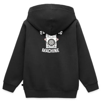 26 Waschmaschine Dartboard Dartpfeile Geschenk - Kinder Premium Organic Zip Hoodie - Schwarz - Hinten - AI Model Kid Male (0cm)