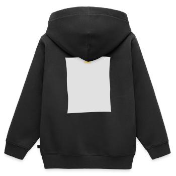 post_it_note - Kinder Premium Organic Zip Hoodie - Schwarz - Hinten - AI Model Kid Male (0cm)