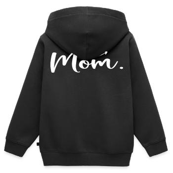 Muttertags-Mama - Geschenk zum Frauentag - Kinder Premium Organic Zip Hoodie - Schwarz - Hinten - AI Model Kid Male (0cm)