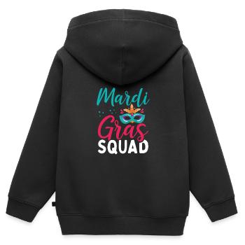 Carnival Troupe - Kids Premium Organic Zip-up Hoodie - black - Back - AI Model Kid Male (0cm)