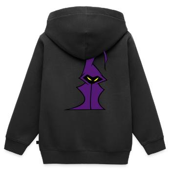 Evil Minion - Kids Premium Organic Zip-up Hoodie - black - Back - AI Model Kid Male (0cm)