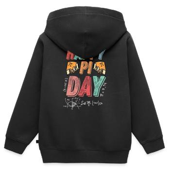 3.14 PI Day Pie Day, Pi Symbole mathématique - Sweat Premium à capuche zippé enfant bio - noir - Dos - AI Model Kid Male (0cm)