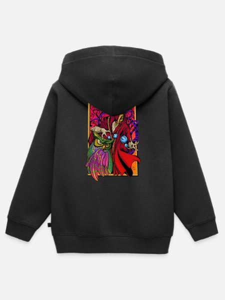 Schöpfer der Universen - Kinder Premium Organic Zip Hoodie - Schwarz