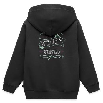 believe weightless night sky spaceship birthday - Kinder Premium Organic Zip Hoodie - Schwarz - Hinten - AI Model Kid Male (0cm)