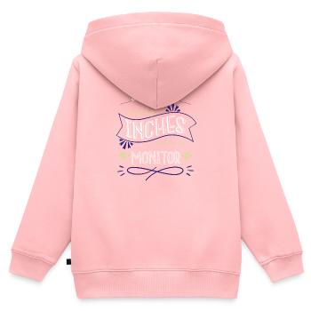hack out gamer fingers anonymous expect us - Kinder Premium Organic Zip Hoodie - Rosa - Hinten - AI Model Kid Female (0cm)