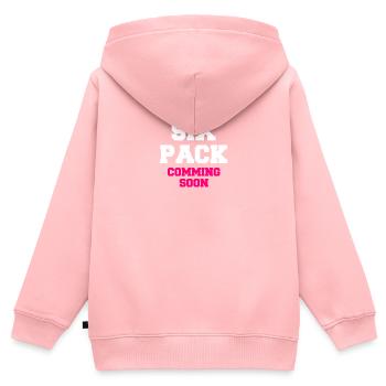 Pack de six - Sweat Premium à capuche zippé enfant bio - rose - Dos - AI Model Kid Female (0cm)