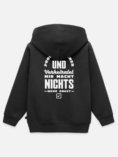 Programmierer Nichts Angst - Kinder Premium Organic Zip Hoodie - Schwarz