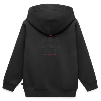 Law Jura Student Uni Gericht Anwalt - Kinder Premium Organic Zip Hoodie - Schwarz - Hinten - AI Model Kid Male (0cm)