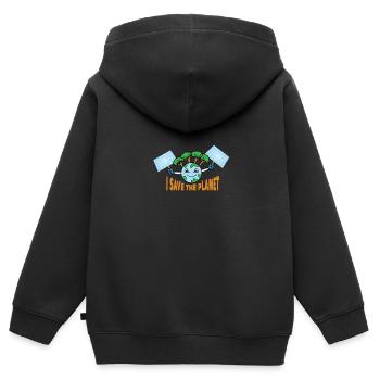 Solar Photovoltaic Solar Energy Sun Electricity - Kids Premium Organic Zip-up Hoodie - black - Back - AI Model Kid Male (0cm)