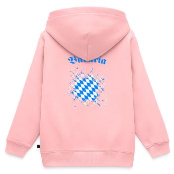 Bavaria Bavaria mask - Kids Premium Organic Zip-up Hoodie - rose - Back - AI Model Kid Female (0cm)