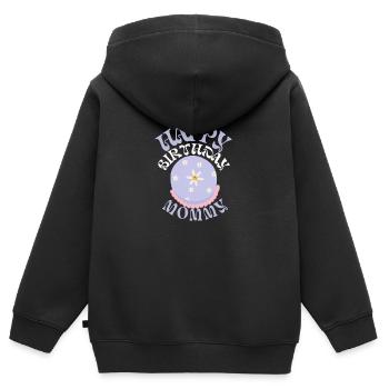 Happy birthday mommy - Kinder Premium Organic Zip Hoodie - Schwarz - Hinten - AI Model Kid Male (0cm)