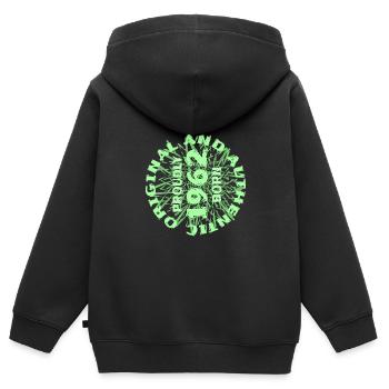 Leisure time 1962 - Kids Premium Organic Zip-up Hoodie - black - Back - AI Model Kid Male (0cm)
