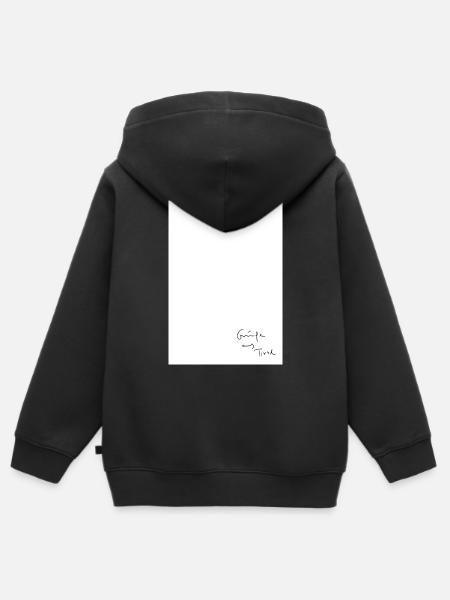 Grüße aus Tirol - Kinder Premium Organic Zip Hoodie - Schwarz