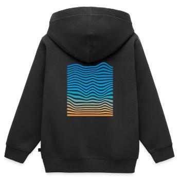 Ausgedehnte Ozeane: Indische Ozeane - Kinder Premium Organic Zip Hoodie - Schwarz - Hinten - AI Model Kid Male (0cm)