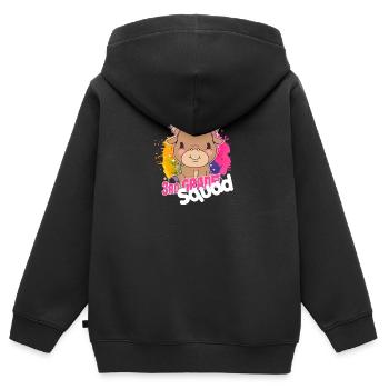 Kader der 3. Klasse - Drittklässler - Kinder Premium Organic Zip Hoodie - Schwarz - Hinten - AI Model Kid Male (0cm)
