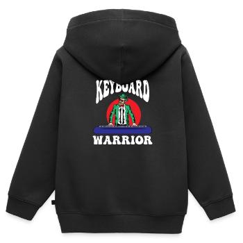 Piano Piano Electric Piano Piano Standing Piano - Kids Premium Organic Zip-up Hoodie - black - Back - AI Model Kid Male (0cm)