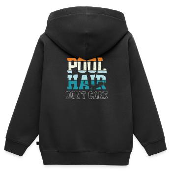 Schwimmer Schwimmen 50 Meter Bahn Brustschwimmen - Kinder Premium Organic Zip Hoodie - Schwarz - Hinten - AI Model Kid Male (0cm)