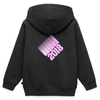 Eltern 2018 - Kinder Premium Organic Zip Hoodie - Schwarz - Hinten - AI Model Kid Male (0cm)