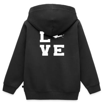 Scuba Diver Herren Scuba Tauchen Scuba Taucher - Kinder Premium Organic Zip Hoodie - Schwarz - Hinten - AI Model Kid Male (0cm)