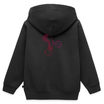 Vélo Cyclisme BMX Vélo BMX Garçons BMX - Sweat Premium à capuche zippé enfant bio - noir - Dos - AI Model Kid Male (0cm)