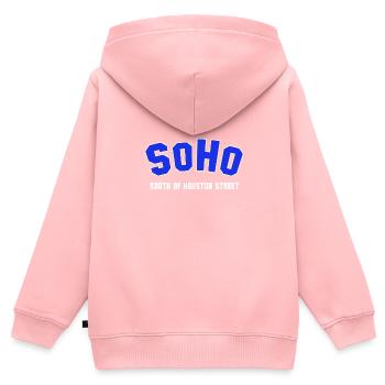 SOHO New York City Athletic SoHo - Kids Premium Organic Zip-up Hoodie - rose - Back - AI Model Kid Female (0cm)