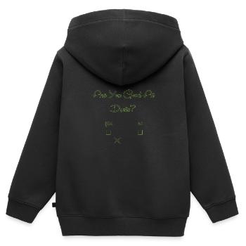 Dart Dartboard Dartpfeil - Kinder Premium Organic Zip Hoodie - Schwarz - Hinten - AI Model Kid Male (0cm)