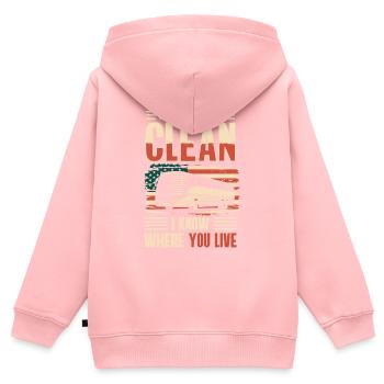 Driver Occupation Work Truck driver - Kids Premium Organic Zip-up Hoodie - rose - Back - AI Model Kid Female (0cm)