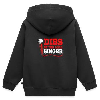 Karaoke - Kinder Premium Organic Zip Hoodie - Schwarz - Hinten - AI Model Kid Male (0cm)