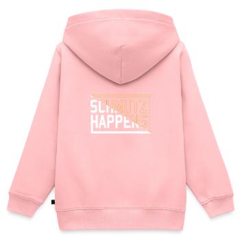 Hanoucca - Sweat Premium à capuche zippé enfant bio - rose - Dos - AI Model Kid Female (0cm)