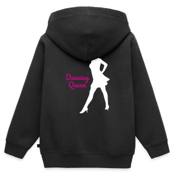 Dancing Tournament Dance Society Dance Latin Dance - Kids Premium Organic Zip-up Hoodie - black - Back - AI Model Kid Male (0cm)