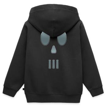 Hacking Hacks Hacker Computer Malware eSport Trojaner - Kinder Premium Organic Zip Hoodie - Schwarz - Hinten - AI Model Kid Male (0cm)