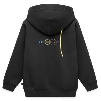Solar System - Kinder Premium Organic Zip Hoodie - Schwarz - Hinten - AI Model Kid Male (0cm)