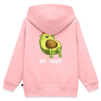 Diet slimming fitness motivation - Kids Premium Organic Zip-up Hoodie - rose - Back - AI Model Kid Female (0cm)