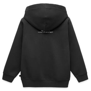 IT Techniker Computer Technik Lustig - Kinder Premium Organic Zip Hoodie - Schwarz - Hinten - AI Model Kid Male (0cm)