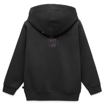 Informatiker Kaffee Programmier Informatik - Kinder Premium Organic Zip Hoodie - Schwarz - Hinten - AI Model Kid Male (0cm)