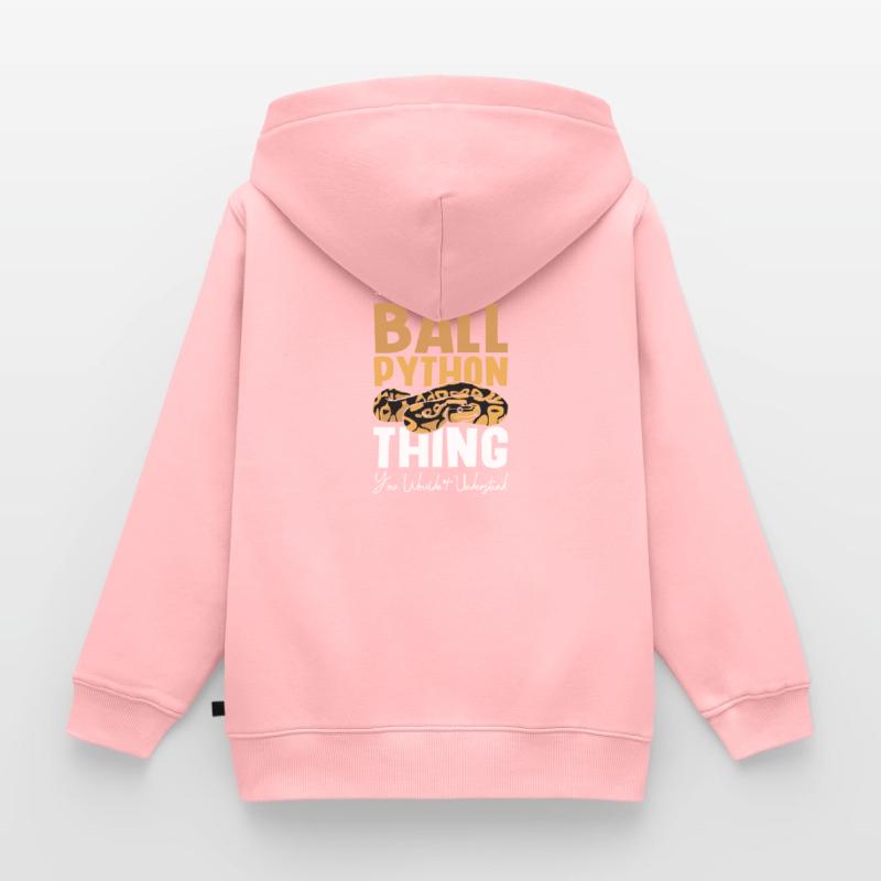 C’est un truc de python royal que vous ne comprendriez pas Sweat Premium à capuche zippé enfant bio