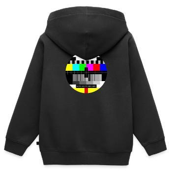 Test Image - Sweat Premium à capuche zippé enfant bio - noir - Dos - AI Model Kid Male (0cm)