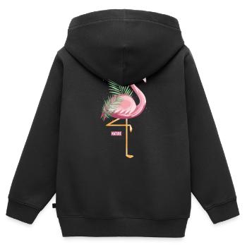 Keep Nature en équilibre - Sweat Premium à capuche zippé enfant bio - noir - Dos - AI Model Kid Male (0cm)