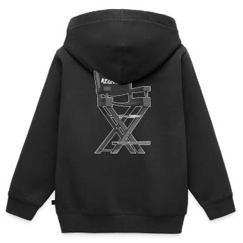 Regisseur Filmemacher - Kinder Premium Organic Zip Hoodie - Schwarz - Hinten - AI Model Kid Male (0cm)
