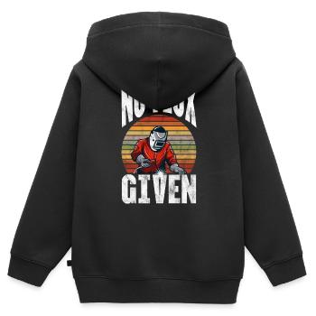 pas de flux donné Conception pour un ventilateur de soudage - Sweat Premium à capuche zippé enfant bio - noir - Dos - AI Model Kid Male (0cm)