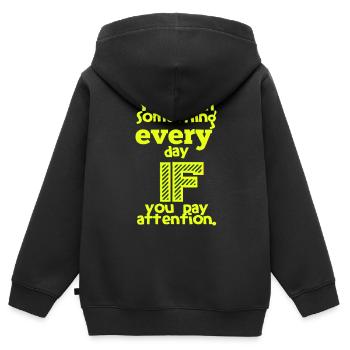 Abschlussfeier 2024 Abiturfeier - Kinder Premium Organic Zip Hoodie - Schwarz - Hinten - AI Model Kid Male (0cm)