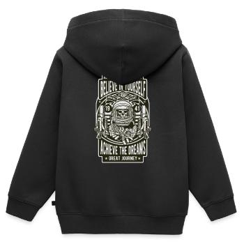 Dead Spaceman death Space - Kinder Premium Organic Zip Hoodie - Schwarz - Hinten - AI Model Kid Male (0cm)