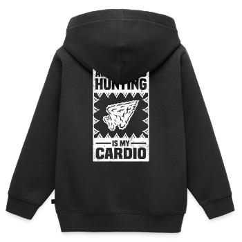 Arrowhead Collector | Arrowheads Gift Ideas - Kids Premium Organic Zip-up Hoodie - black - Back - AI Model Kid Male (0cm)