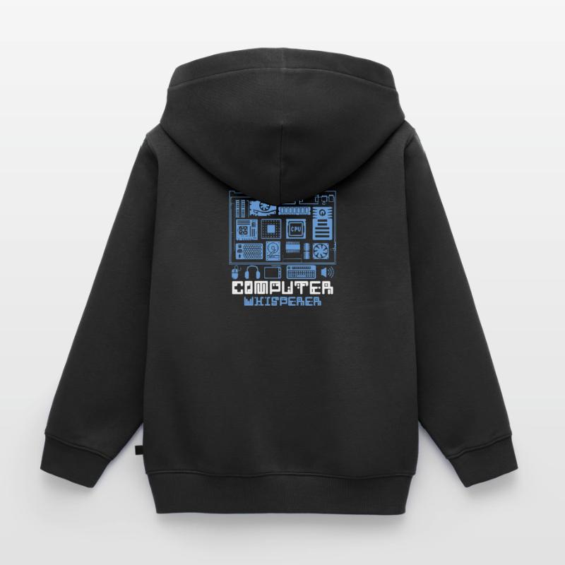 Technischer Support Technologie Programmierer Kinder Premium Organic Zip Hoodie