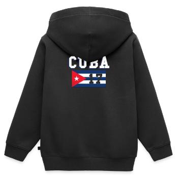 2017 Kuba Shirt Cuba Kubaner Havanna Geschenk - Kinder Premium Organic Zip Hoodie - Schwarz - Hinten - AI Model Kid Male (0cm)