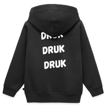 Pressure Print, Dialect T-shirts - Kids Premium Organic Zip-up Hoodie - black - Back - AI Model Kid Male (0cm)