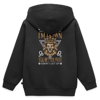 Horoskop Geburt Sternbild - Kinder Premium Organic Zip Hoodie - Schwarz - Hinten - AI Model Kid Male (0cm)