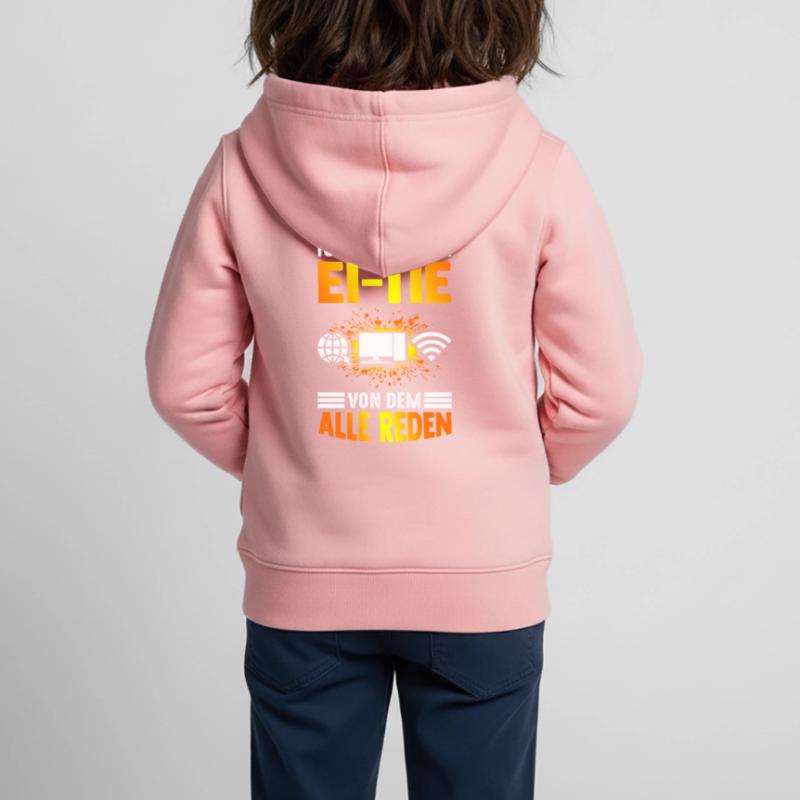 IT Computer PC Beruf Abreit Computer Fan Spruch IT Kinder Premium Organic Zip Hoodie