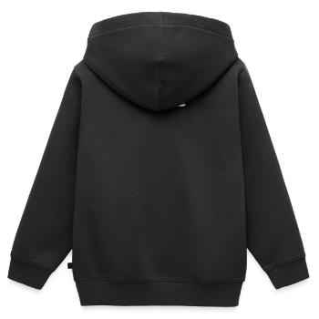 Minimalist Sailing Dinghy Silhouette Captain - Kids Premium Organic Zip-up Hoodie - black - Back - AI Model Kid Male (0cm)