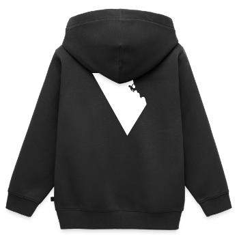 grimpeur - Sweat Premium à capuche zippé enfant bio - noir - Dos - AI Model Kid Male (0cm)